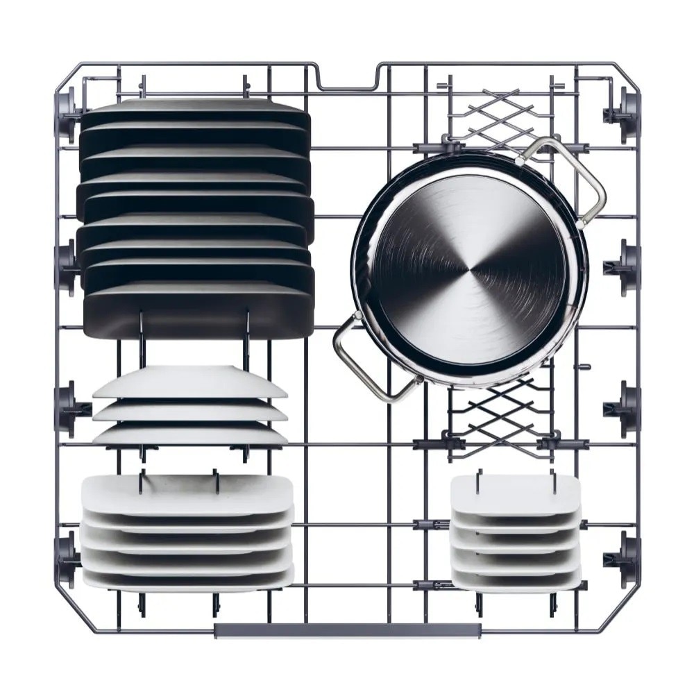 Máquina de Lavar Loiça Haier I-Pro Shine Série 5 XF 6B0M3PDX de 16 Conjuntos, 3º Cesto e de 59,7 cm - Inox Inox-10