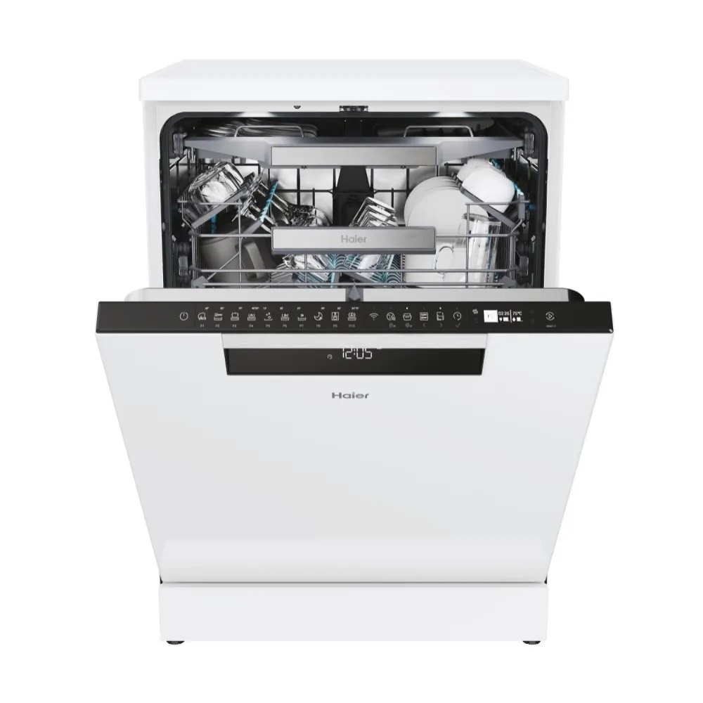 Máquina de Lavar Loiça Haier I-Pro Shine Série 5 XF 6B2M3PW de 16 Conjuntos, 3º Cesto e de 59,7 cm - Branco Branco-2