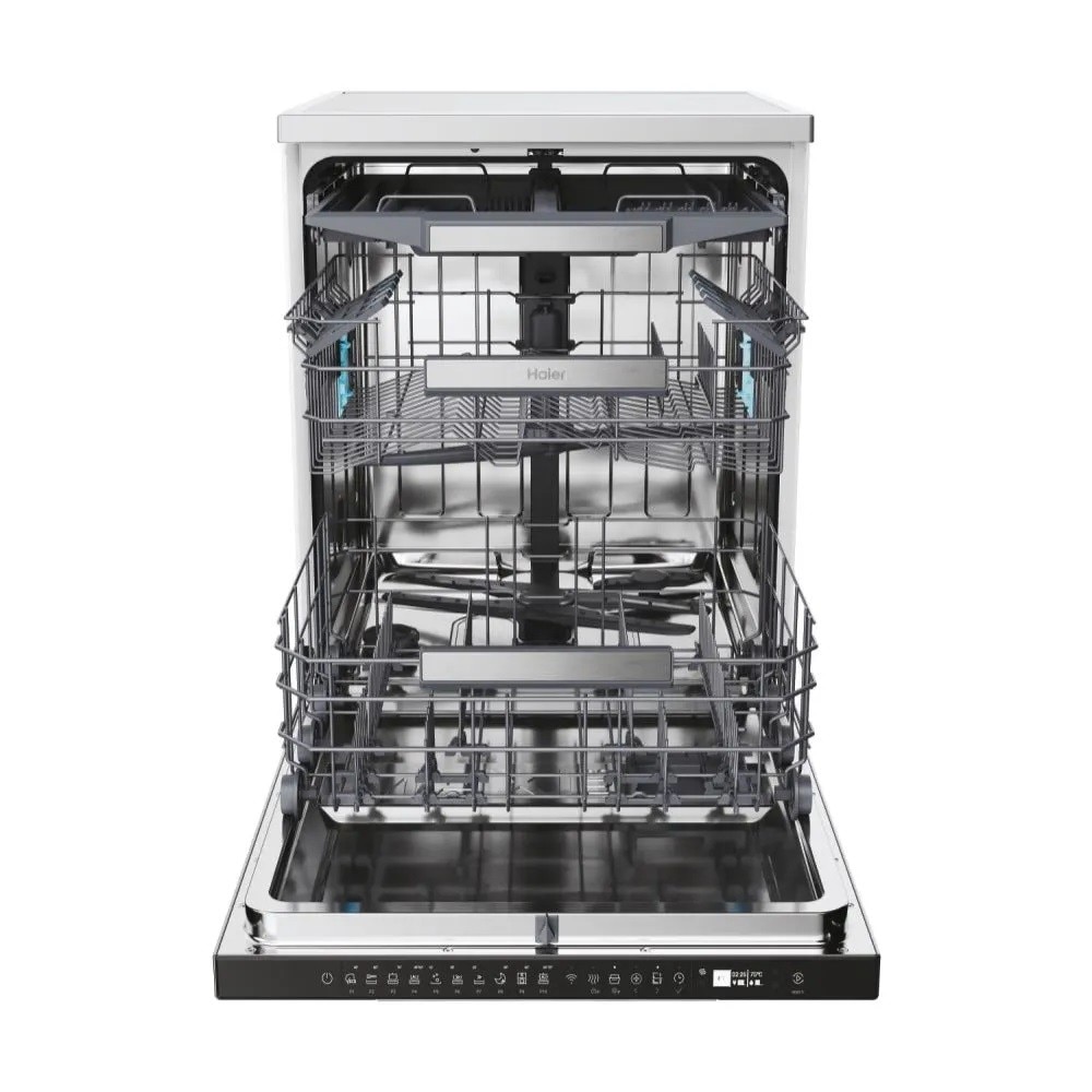 Máquina de Lavar Loiça Haier XF 6C2M1PX de 16 conjuntos, 60 cm e com Wifi I-Pro Shine - Inox Inox-4