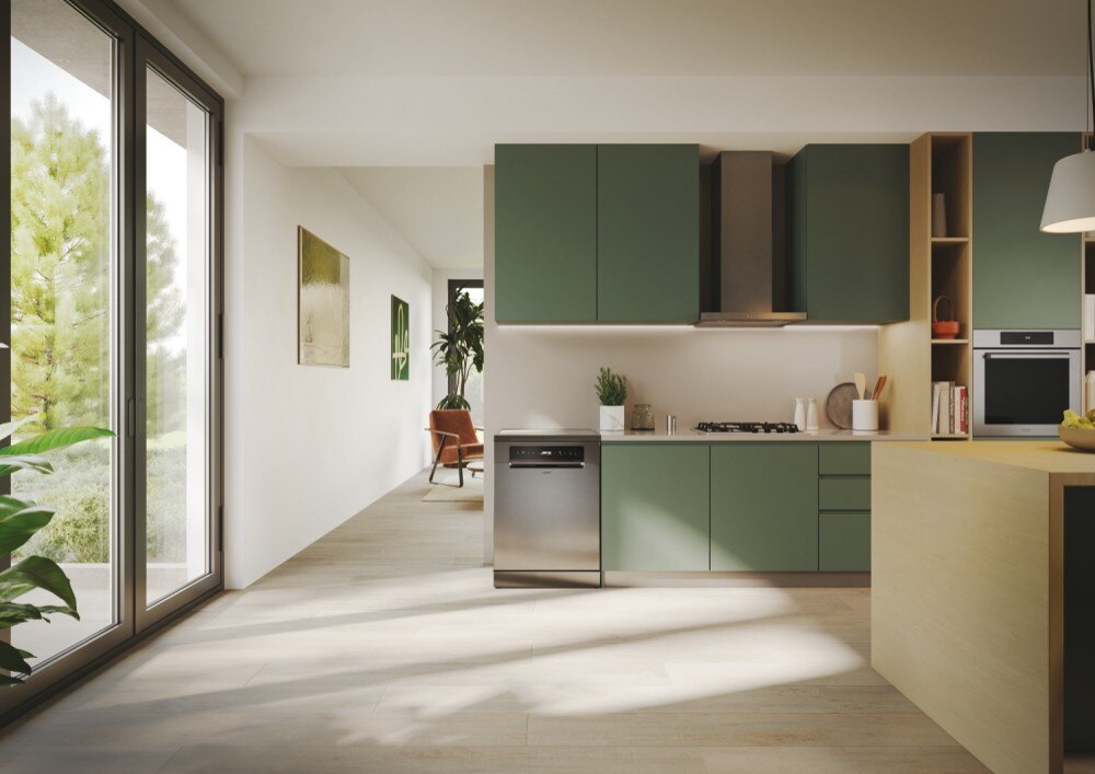 Máquina de Lavar Loiça Candy CNF 4A4S3PSX Rapidó, 3º Cesto, de 14 Conjuntos e de 60 cm - Inox Inox-7