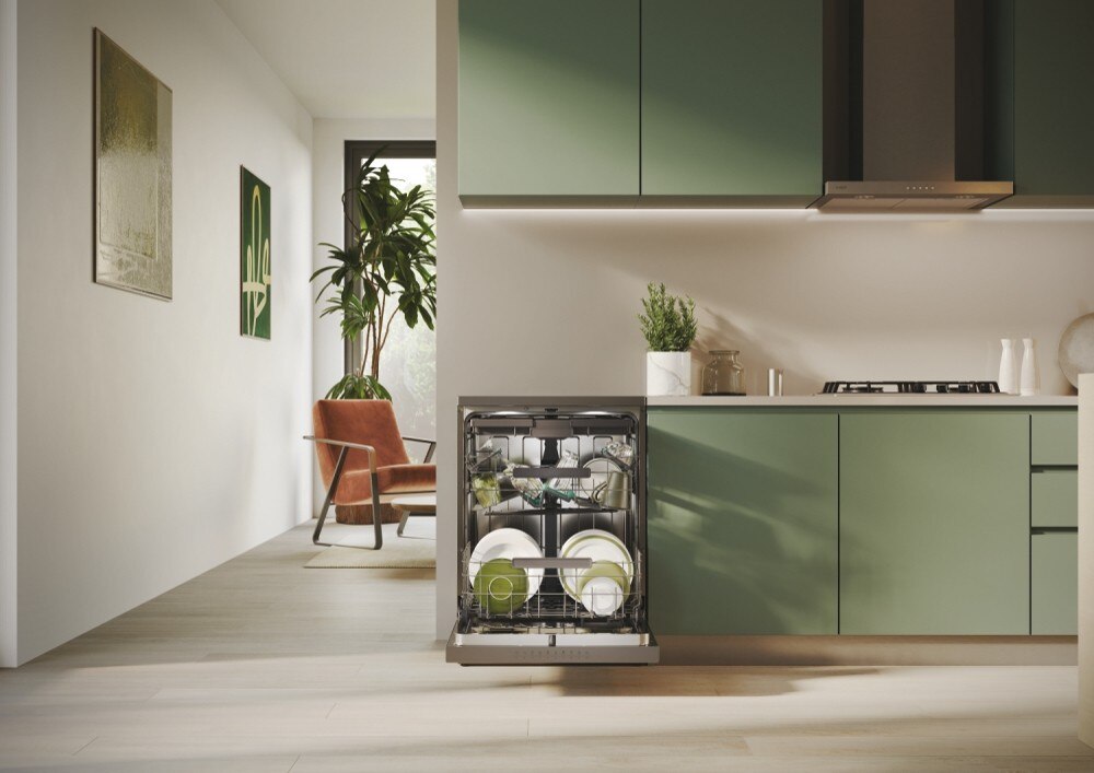 Máquina de Lavar Loiça Candy CNF 4A4S3PSX Rapidó, 3º Cesto, de 14 Conjuntos e de 60 cm - Inox Inox-8