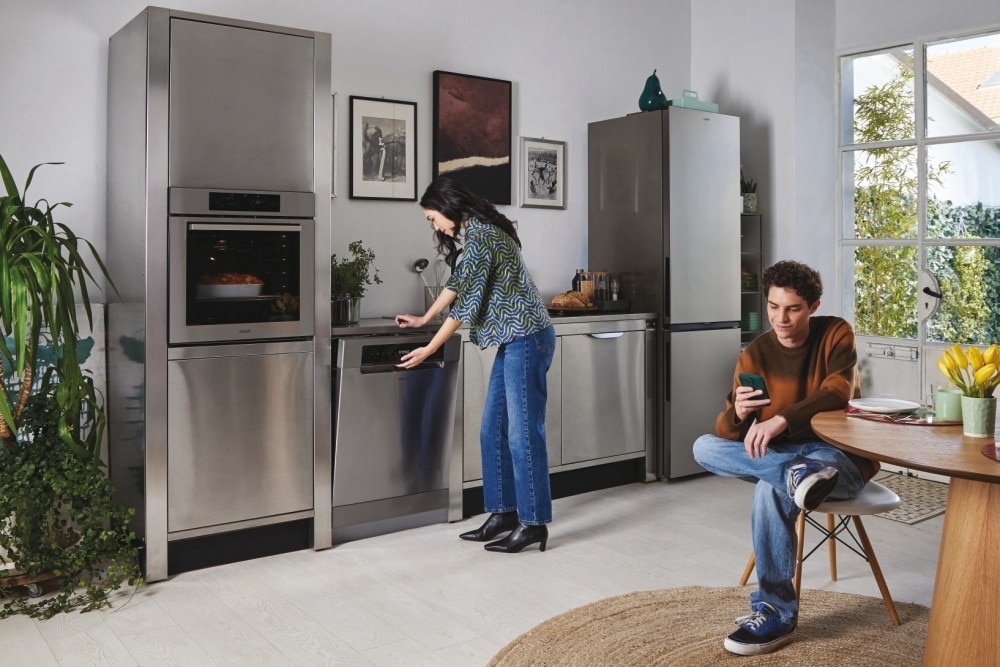 Máquina de Lavar Loiça Candy CNF 4A4S3PSX Rapidó, 3º Cesto, de 14 Conjuntos e de 60 cm - Inox Inox-9