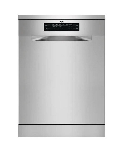 Máquina de Lavar Loiça AEG Série 6000 FFB64607ZM SatelliteClean, de 13 Conjuntos e de 60 cm - Inox Inox-1