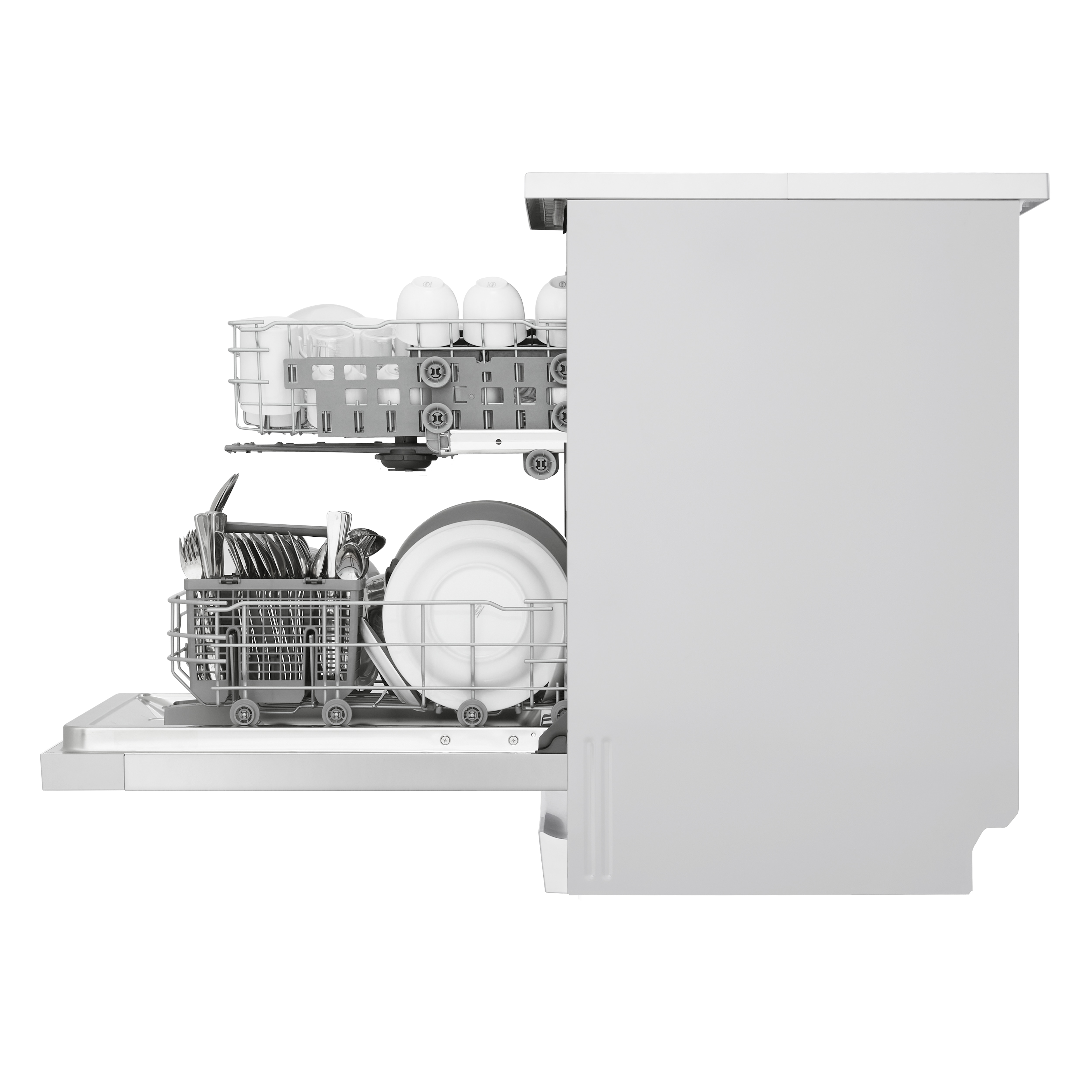 Máquina de Lavar Loiça LG DF142FW QuadWashTM, de 14 conjuntos e 60 cm - Branco Branco-4