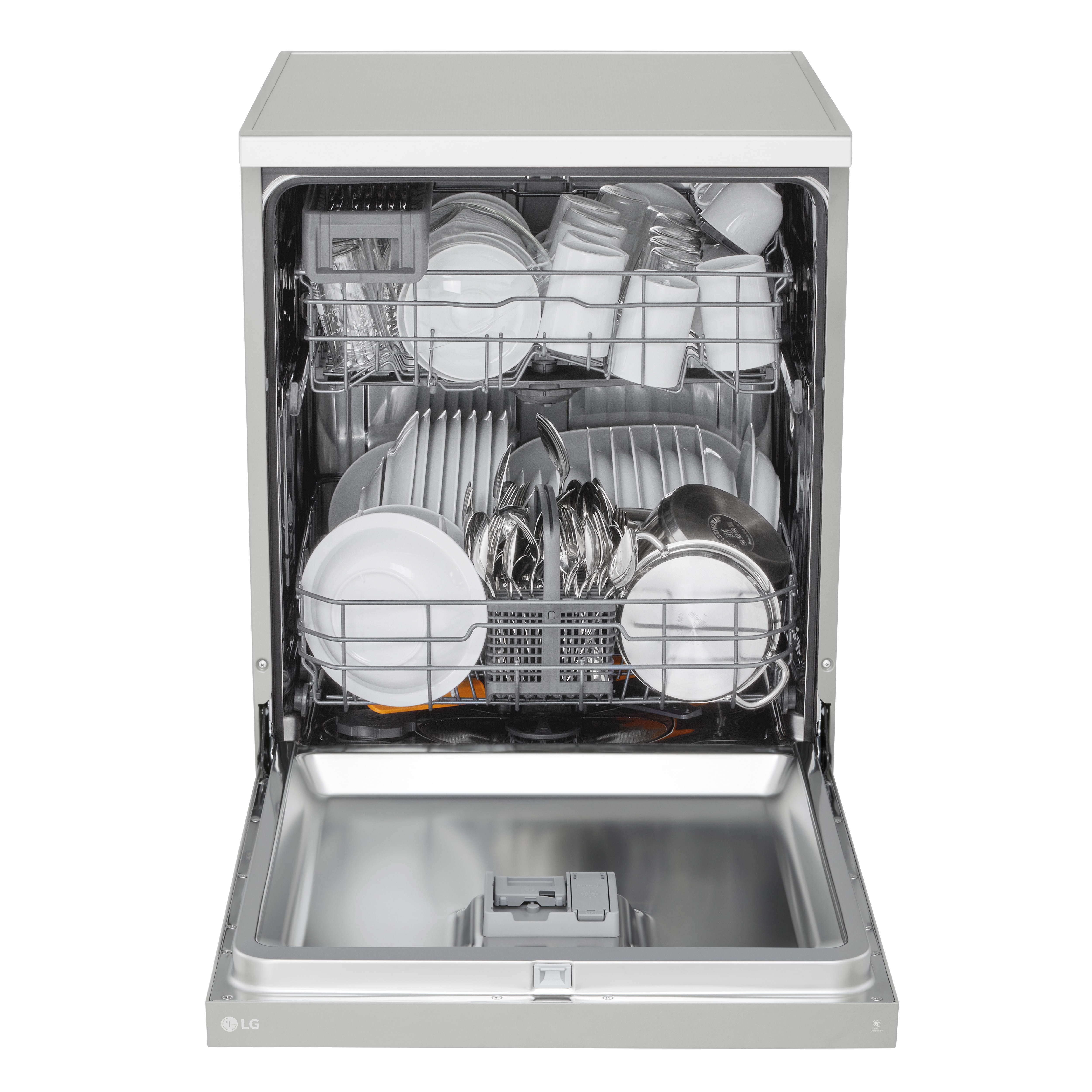 Máquina de Lavar Loiça Lg DF142FV QuadWashTM, de 14 Conjuntos e 60 cm - Inox Inox anti marcas-3