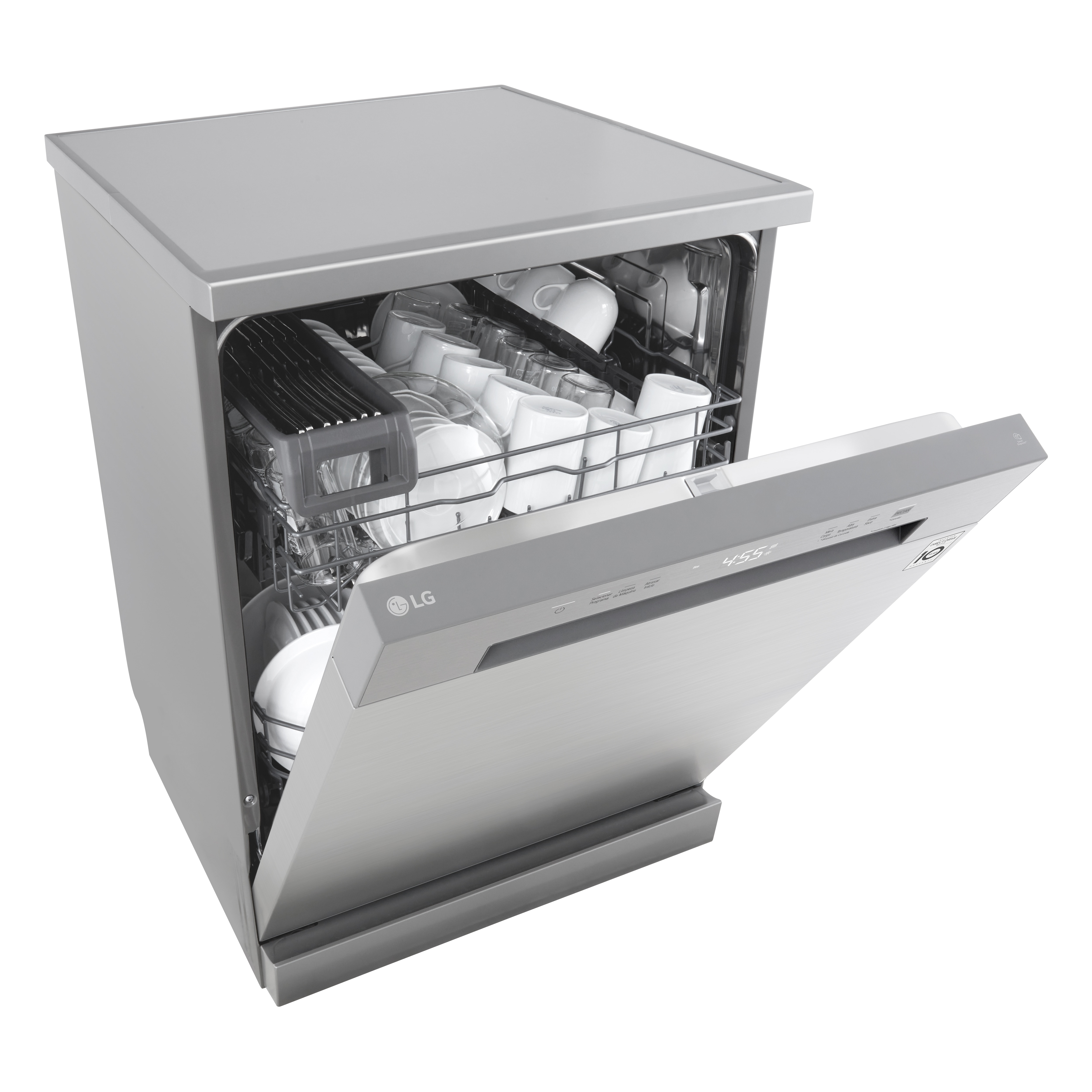 Máquina de Lavar Loiça Lg DF142FV QuadWashTM, de 14 Conjuntos e 60 cm - Inox Inox anti marcas-7