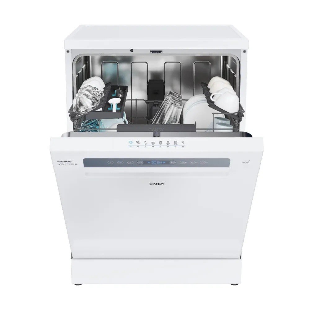 Máquina de Lavar Loiça Candy RapidÓ CF 4B7FOW de 14 Conjuntos e de 60 cm - Branco Branco-2