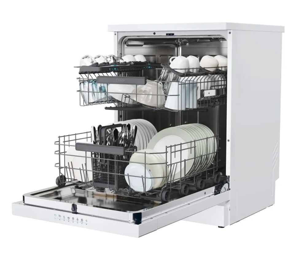 Máquina de Lavar Loiça Candy RapidÓ CF 4B7FOW de 14 Conjuntos e de 60 cm - Branco Branco-5