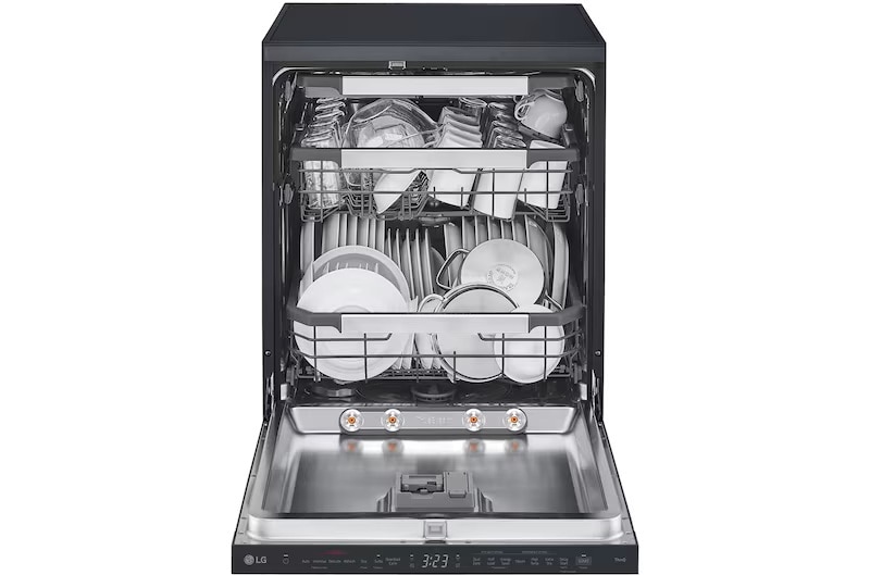 Máquina de Lavar Loiça LG DF587HMS QuadWash?, TrueSteam?, Easy Rack?Plus, para 14 Conjuntos e de 60 cm - Preto Mate Preto mate-2