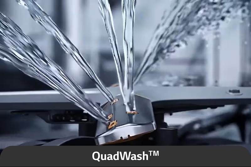 Máquina de Lavar Loiça LG DF587HMS QuadWash?, TrueSteam?, Easy Rack?Plus, para 14 Conjuntos e de 60 cm - Preto Mate Preto mate-4
