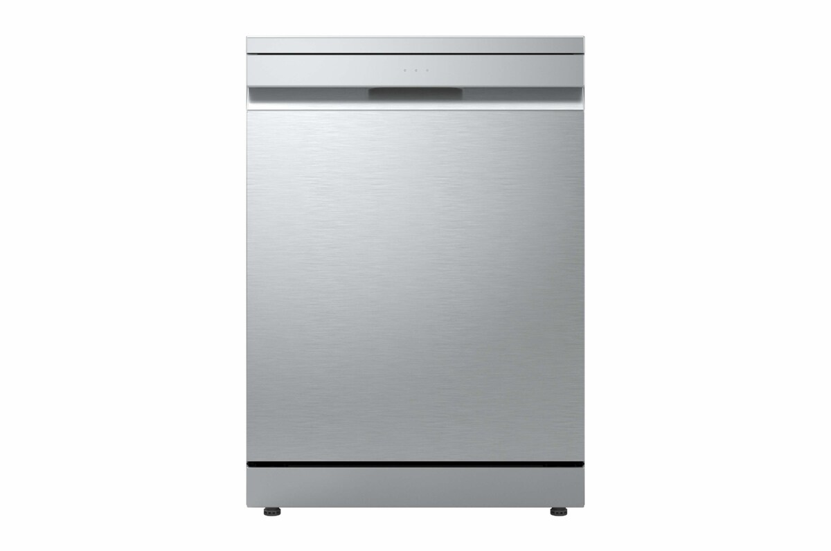 Máquina de Lavar Loiça LG DF375HVS de 14 conjuntos, 60 cm e com QuadWash Steam, Lavagem a Vapor e Terceira Bandeja Silver-1