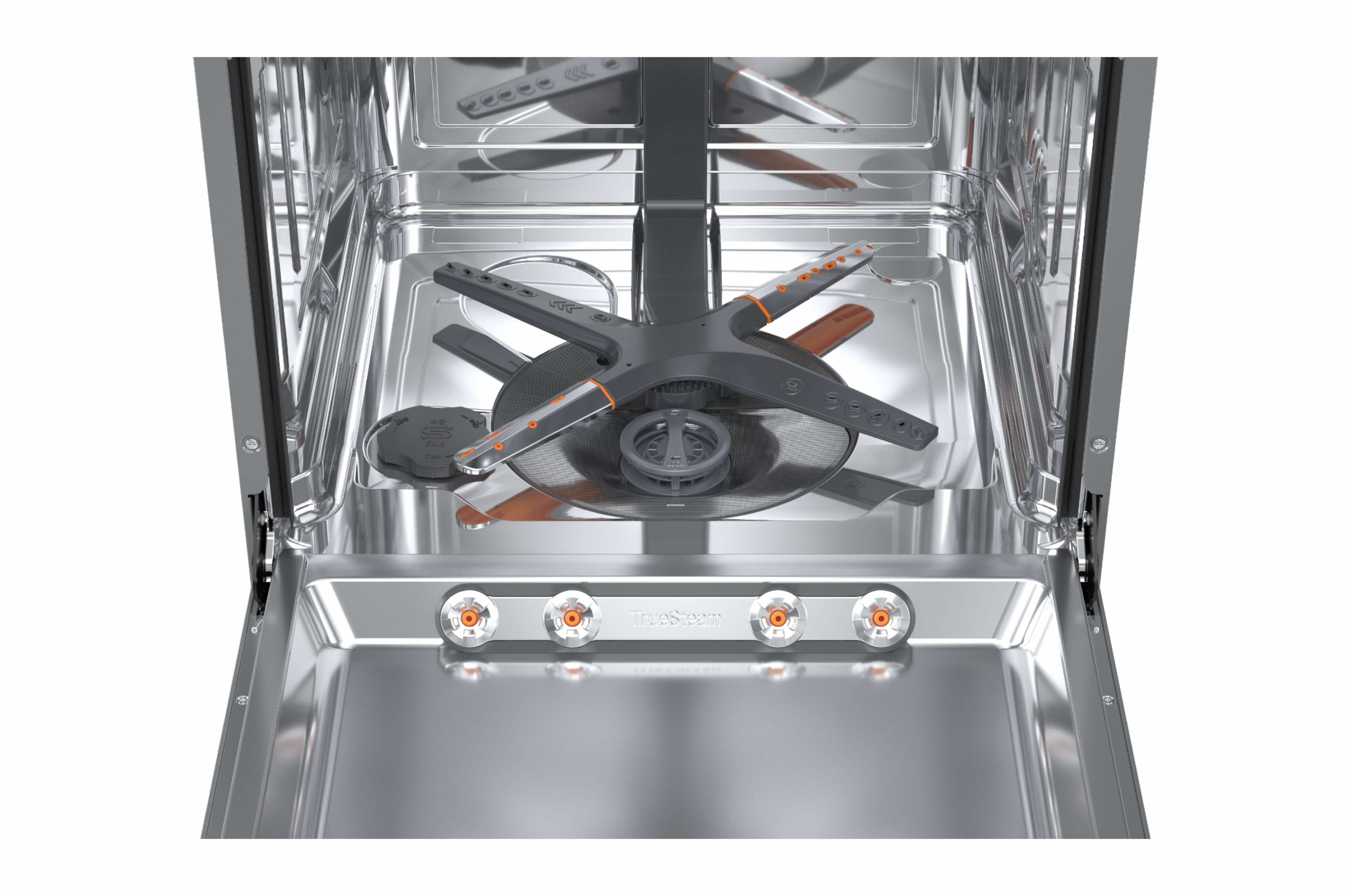 Máquina de Lavar Loiça LG DF375HVS de 14 conjuntos, 60 cm e com QuadWash Steam, Lavagem a Vapor e 3ª Bandeja - Prime Silver Silver-10
