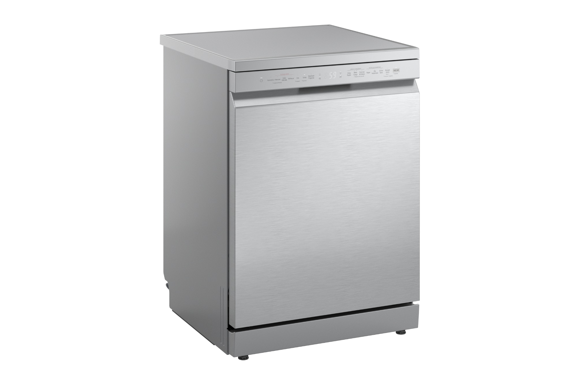 Máquina de Lavar Loiça LG DF273FVS de 14 conjuntos, 60 cm e com QuadWash, TrueSteam e EasyRack Plus e Terceira Bandeja - Silver Silver-6