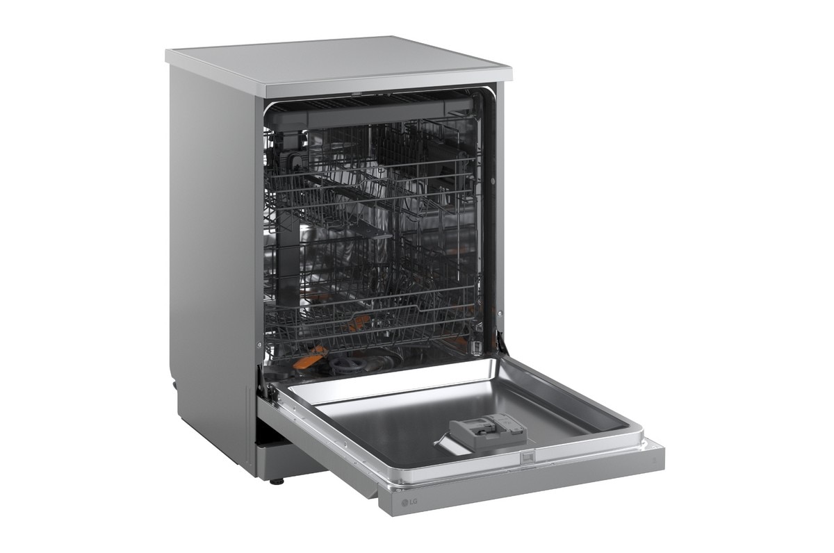 Máquina de Lavar Loiça LG DF273FV de 14 Conjuntos, 3ªBandeja e 60 cm - Prime Silver Silver-8
