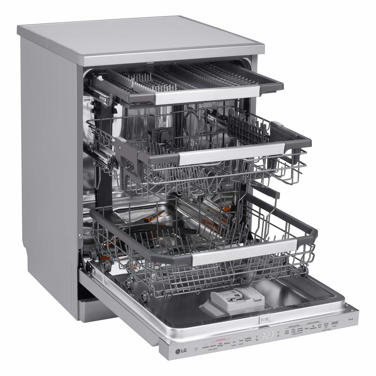 Máquina de Lavar Loiça LG DF587HVS de 14 Conjuntos e 60 cm - Inox Inox-5