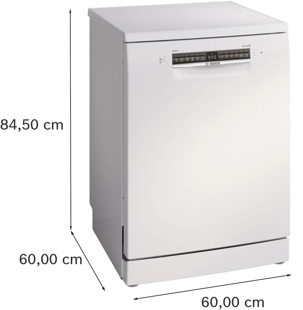 Máquina de Lavar Loiça Bosch Série 4 SMS4HTW16E de 13 Conjuntos, 60 cm - Branco Branco-2