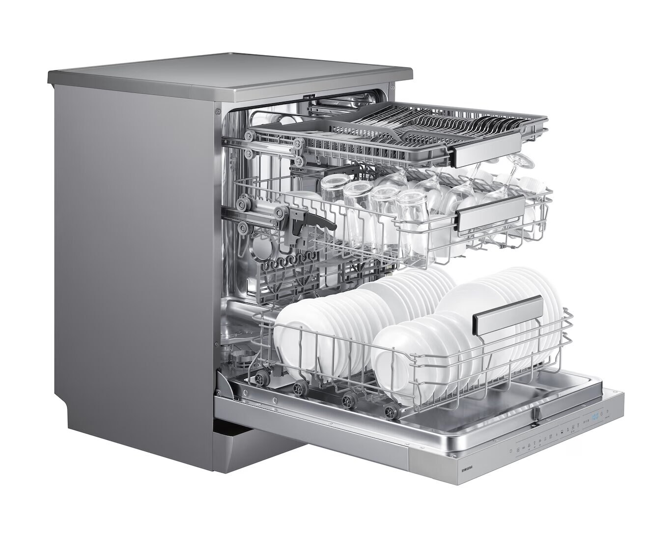 Máquina de Lavar Loiça Samsung DW70H73YCFRU1 de 14 Conjuntos e 60 cm - Aço Inox Aço inoxidável-6