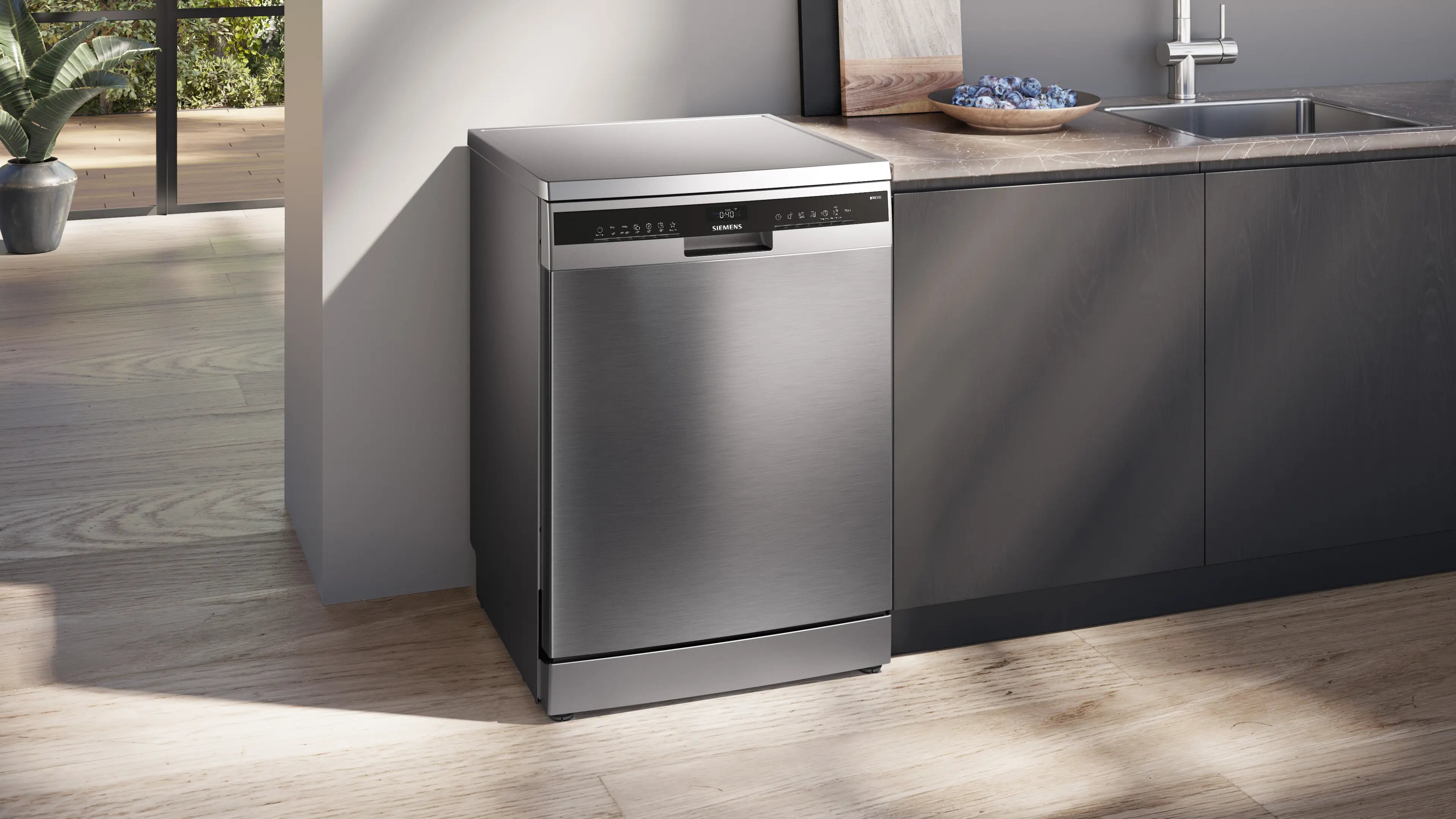 Máquina de Lavar Loiça Siemens Q300 SN23HI05ME de 14 Conjuntos e 60 cm - Aço Antidedadas Aço Antimarcas-3