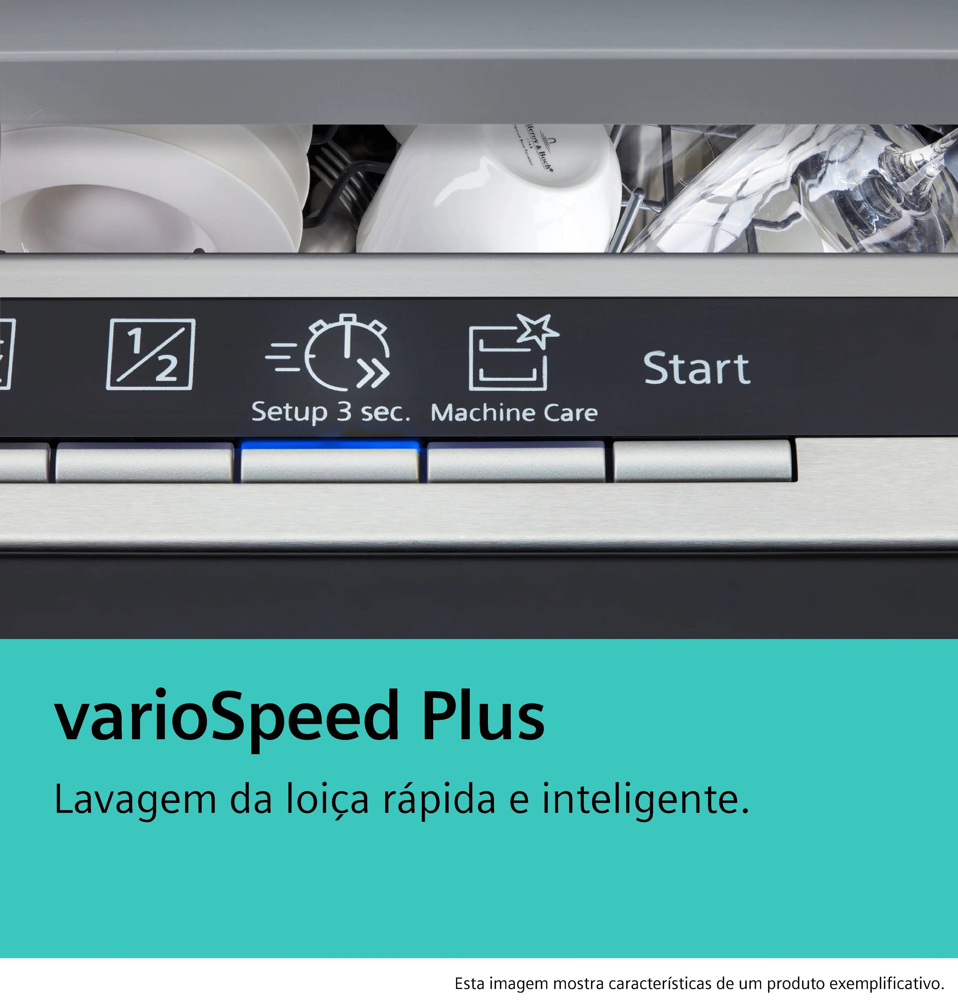 Máquina de Lavar Loiça Siemens Q300 SN23HI05ME de 14 Conjuntos e 60 cm - Aço Antidedadas Aço Antimarcas-5