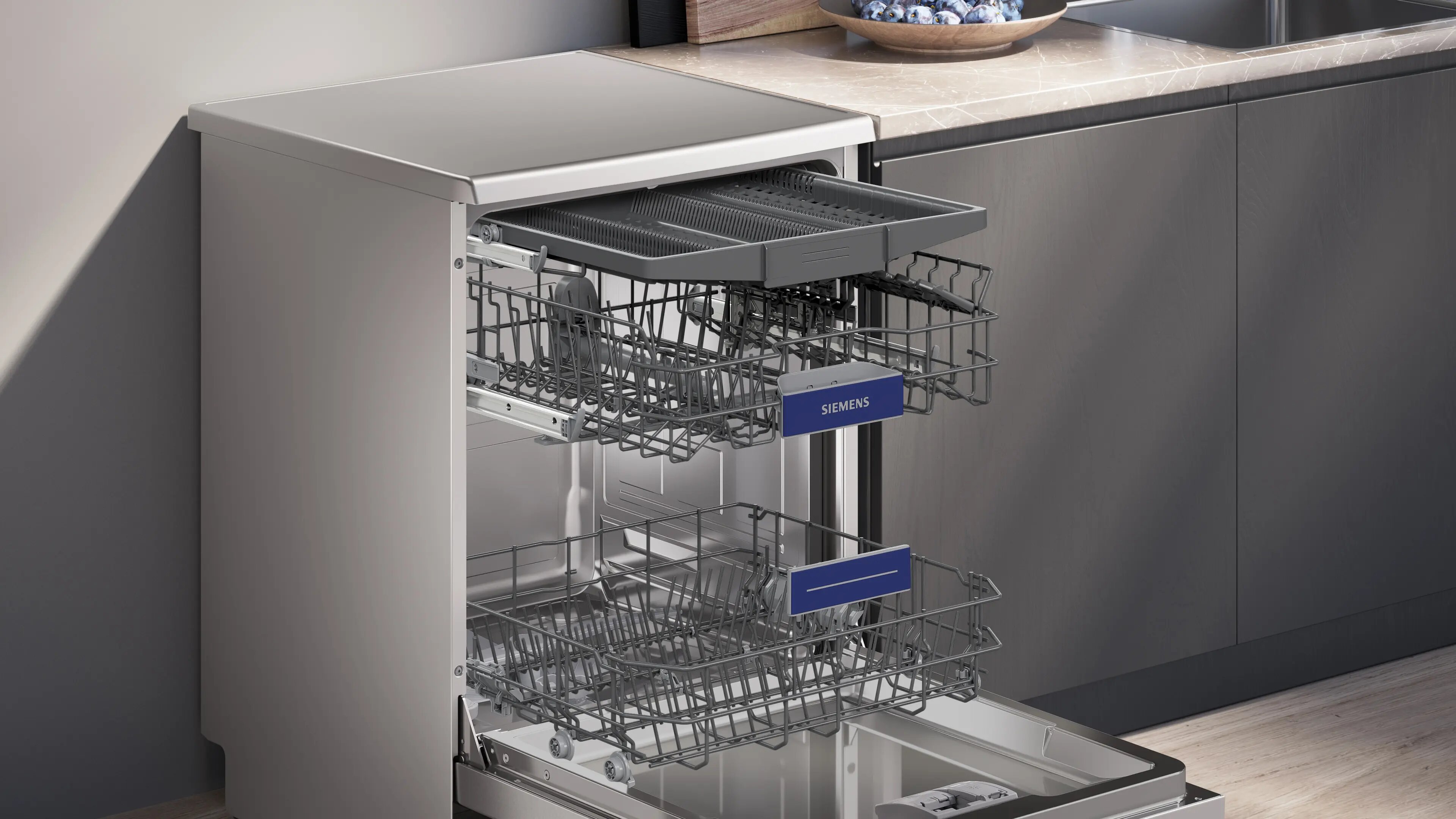 Máquina de Lavar Loiça Siemens Q300 SN23HI05ME de 14 Conjuntos e 60 cm - Aço Antidedadas Aço Antimarcas-7