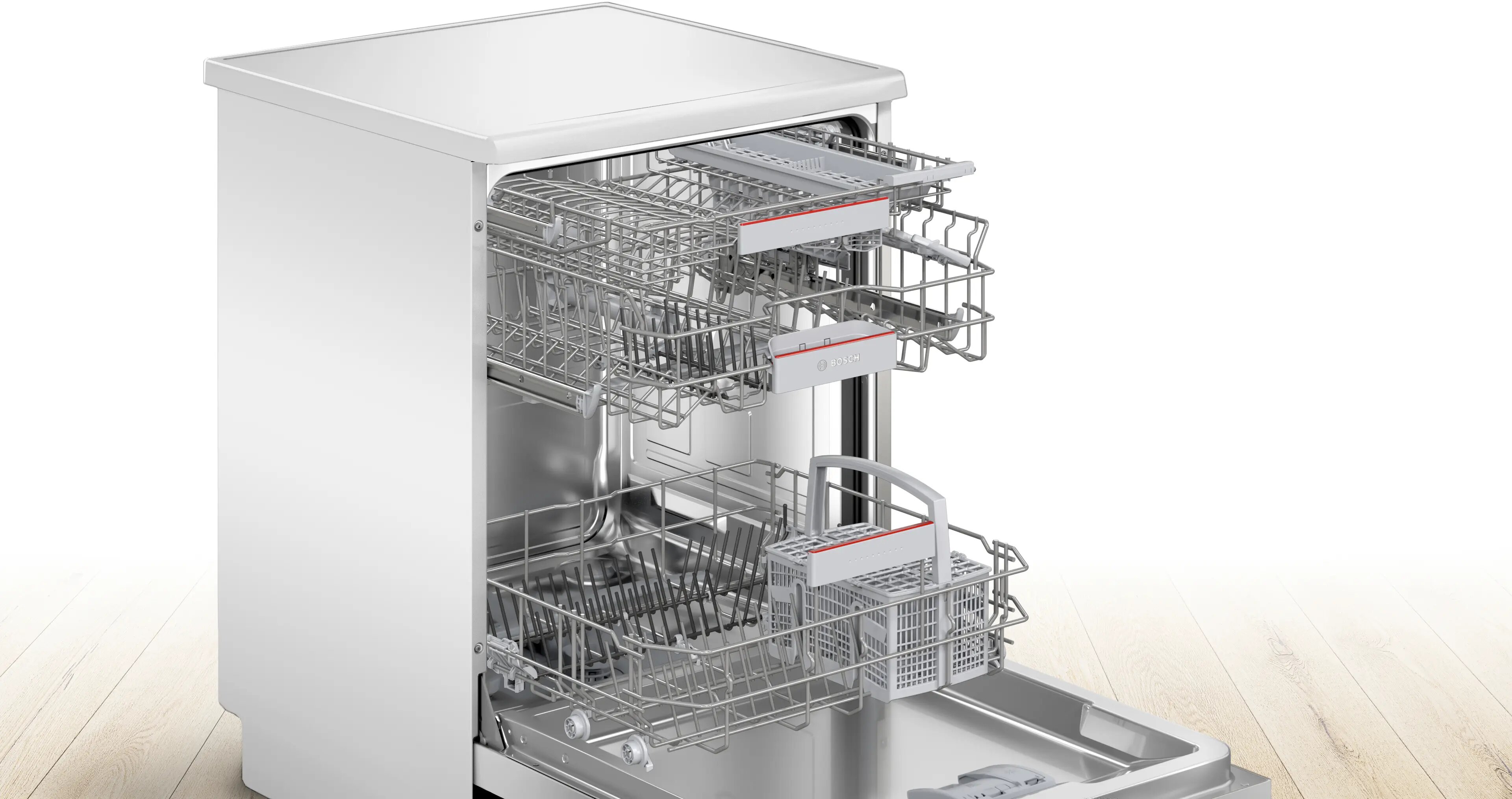 Máquina de Lavar Loiça Bosch Serie 4 SMS4ENW06E EfficientDry, AquaStop, Home Connect de 13 Conjuntos e 60 cm - Branco Branco-6