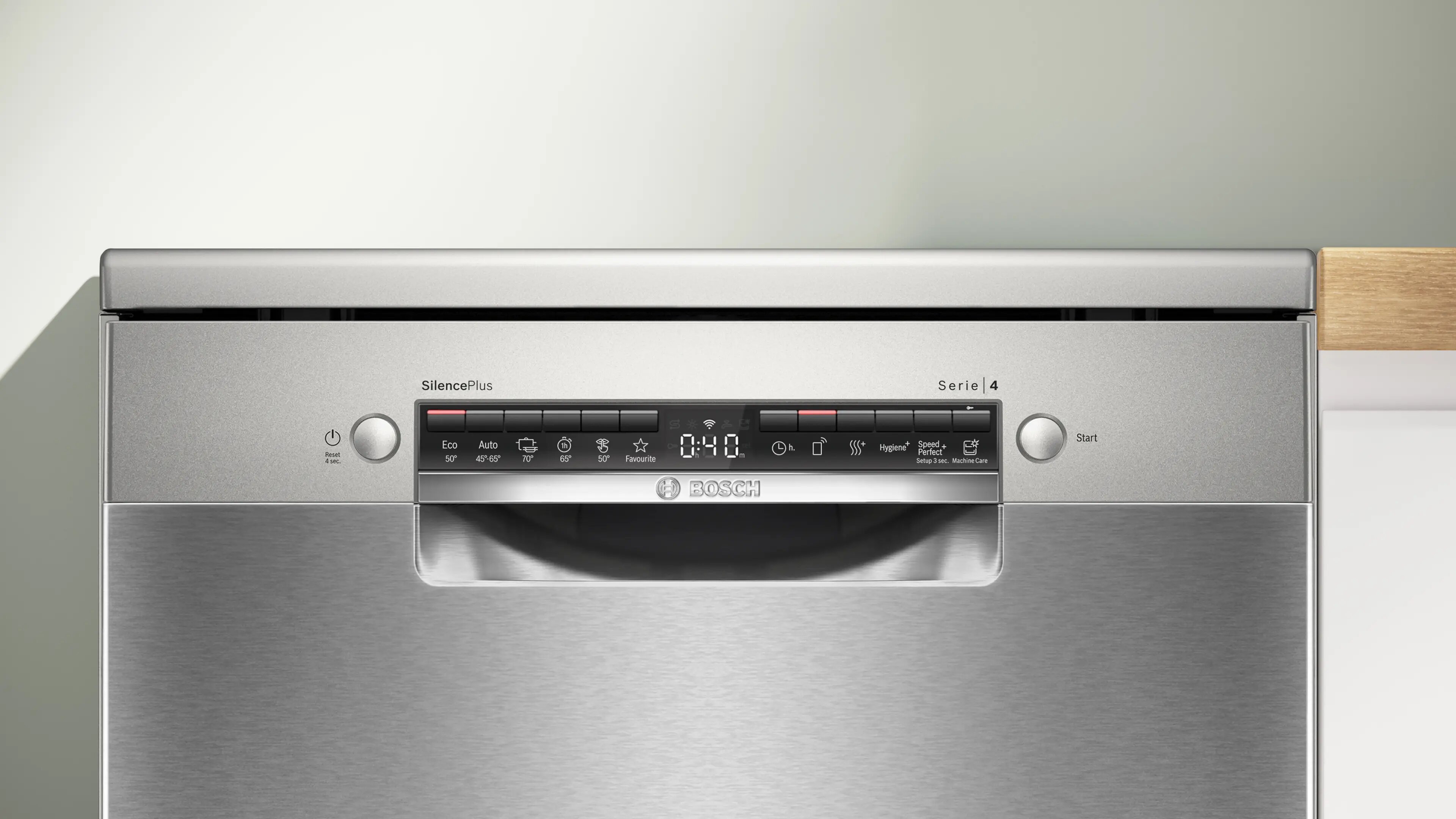 Máquina de Lavar Loiça Bosch Serie 4 SMS4HMI09E de 14 Conjuntos e 60 cm - Inox Antidedadas Aço Antimarcas-3