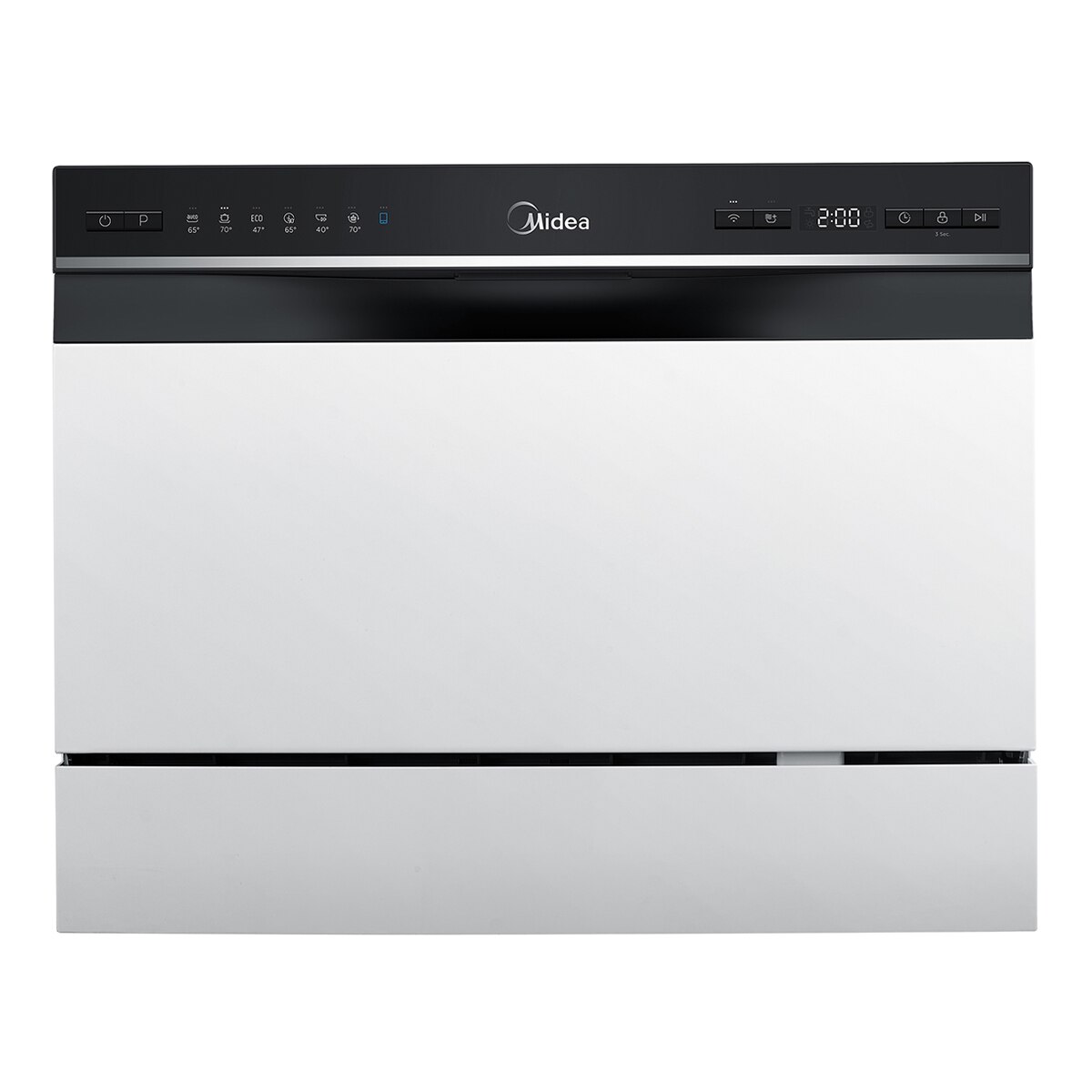 Imagem 0 de Máquina de Lavar Loiça Midea MTD55S400W - GR Compacta, de 6 Conjuntos e 60 cm - Branco