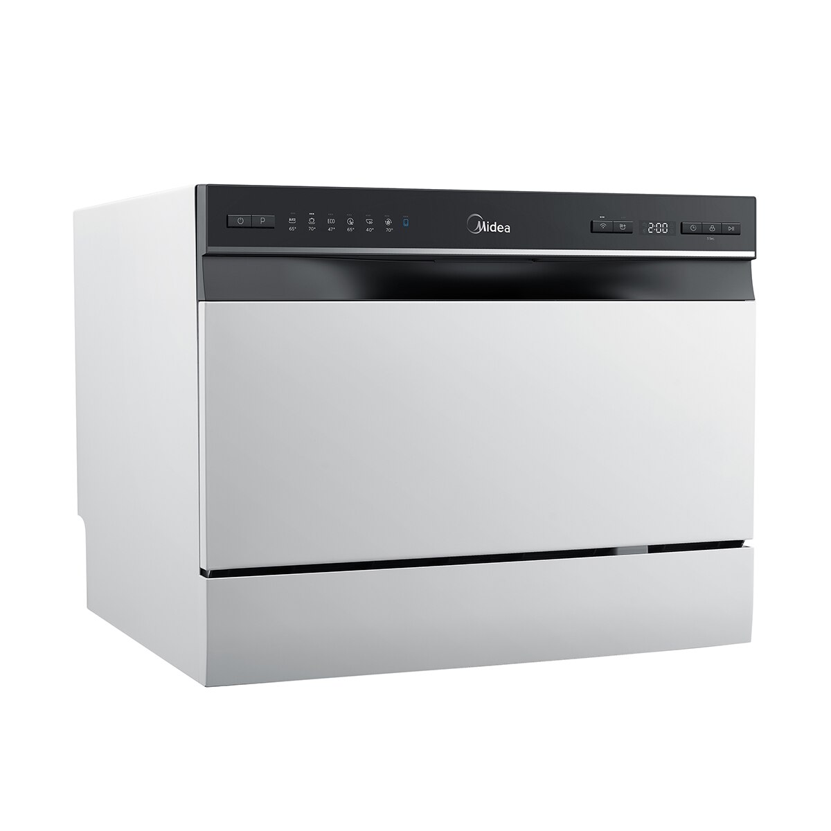 Máquina de Lavar Loiça Midea MTD55S400W - GR Compacta, de 6 Conjuntos e 60 cm - Branco Branco-4