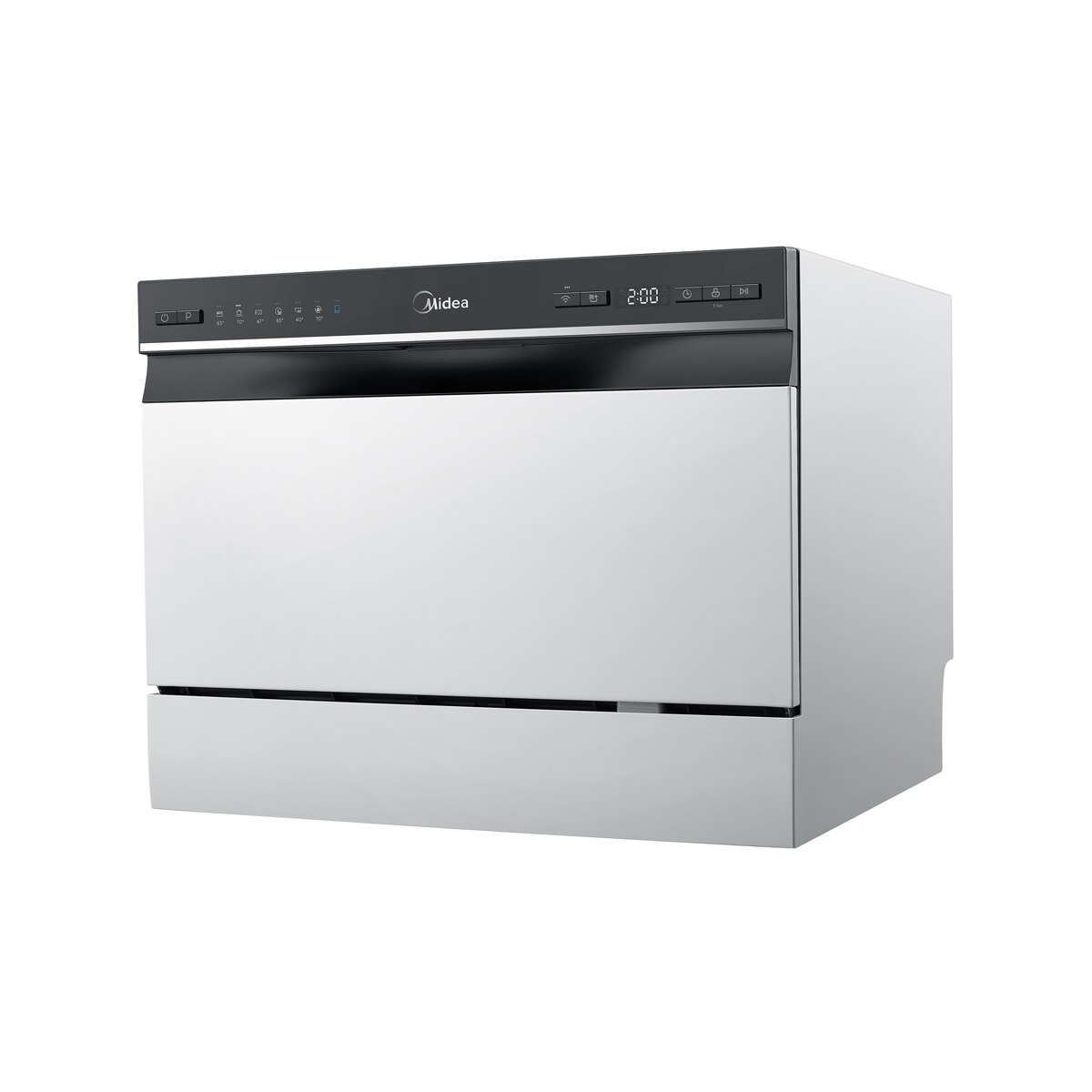Máquina de Lavar Loiça Midea MTD55S400W - GR Compacta, de 6 Conjuntos e 60 cm - Branco Branco-6