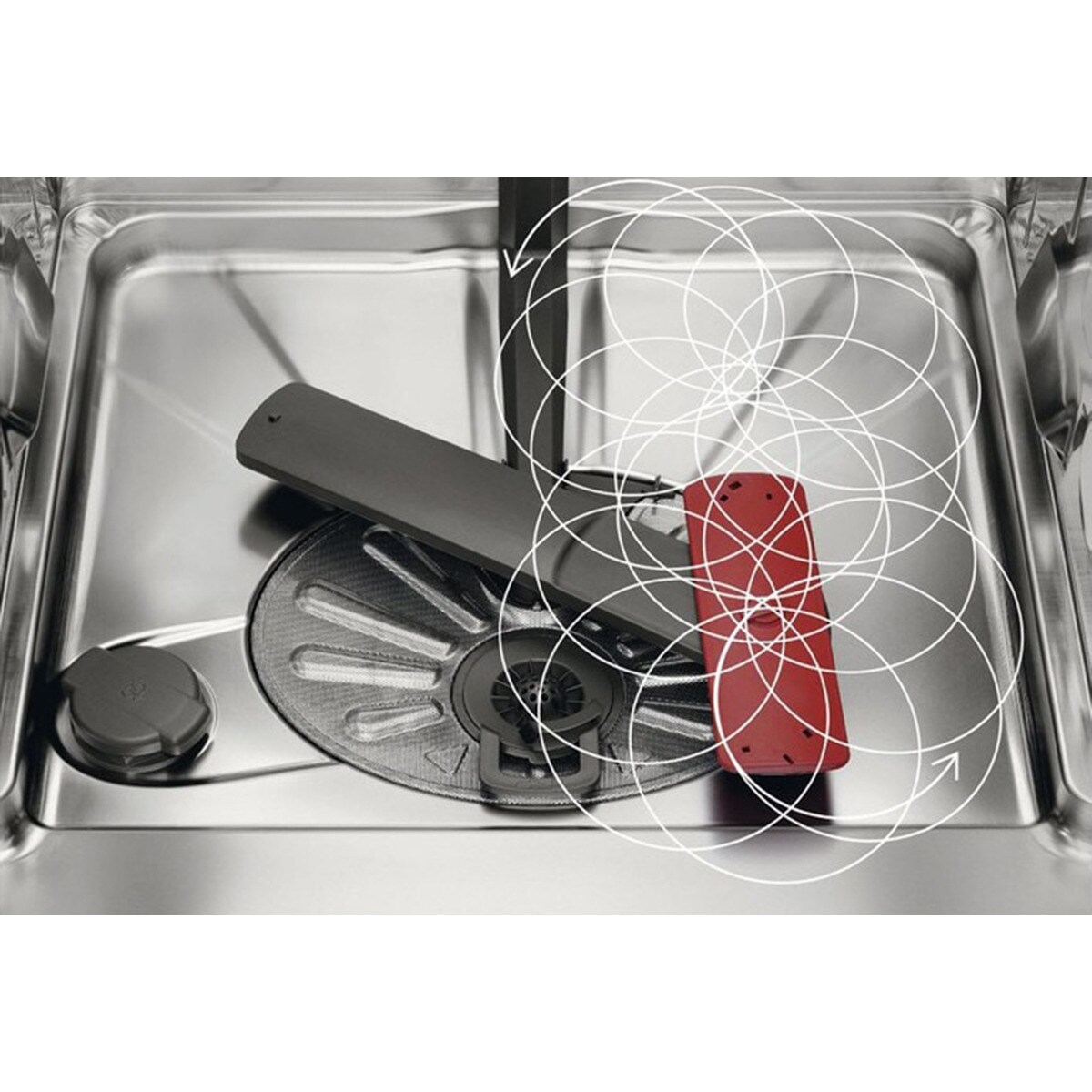 Máquina de Lavar Loiça Encastrável AEG FSE63307P AutoSensor, TimeBeam e AirDry para 12 Talheres e de 60 cm - Painel Preto 2