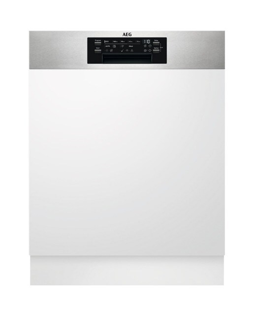 Imagem 0 de Máquina de Lavar Loiça Encastrável AEG FEE63606PM AirDry, Soft Grips e SoftSpikes para 13 Talheres e de 60 cm - Painel Inox