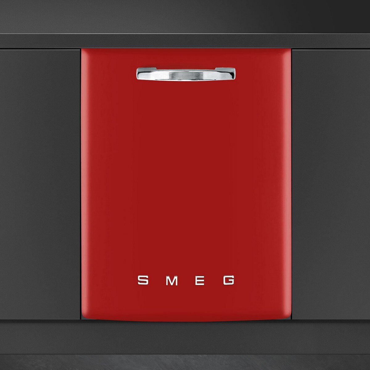 Máquina de Lavar Loiça Sob Bancada Smeg Anni 50 STFABRD3 Sistema de Lavagem Planetário, de 13 Talheres e de 60 cm - Vermelho Polido Vermelho-2