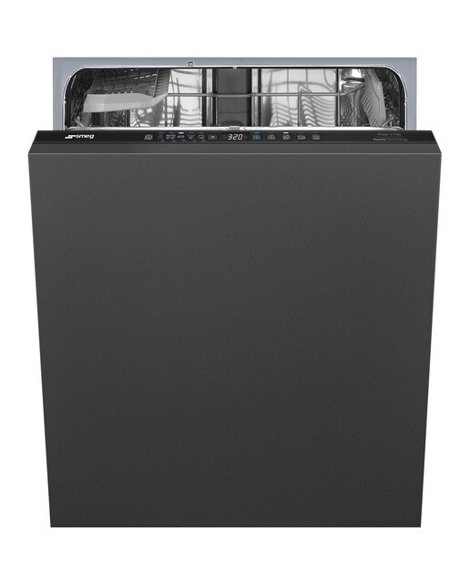 Imagem 0 de Máquina de Lavar Loiça Encastrável Smeg Universal STL232CL Sistema de Lavagem Orbital de 13 Talheres e de 60 cm - Painel Preto