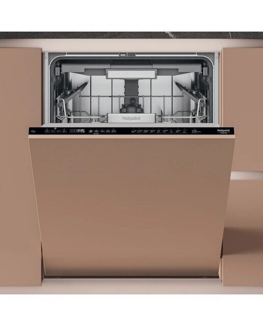 Imagem 0 de Máquina de Lavar Loiça Encastrável Hotpoint H7I HP40 L 3º Cesto, de 15 Conjuntos e 60 cm - Painel Preto