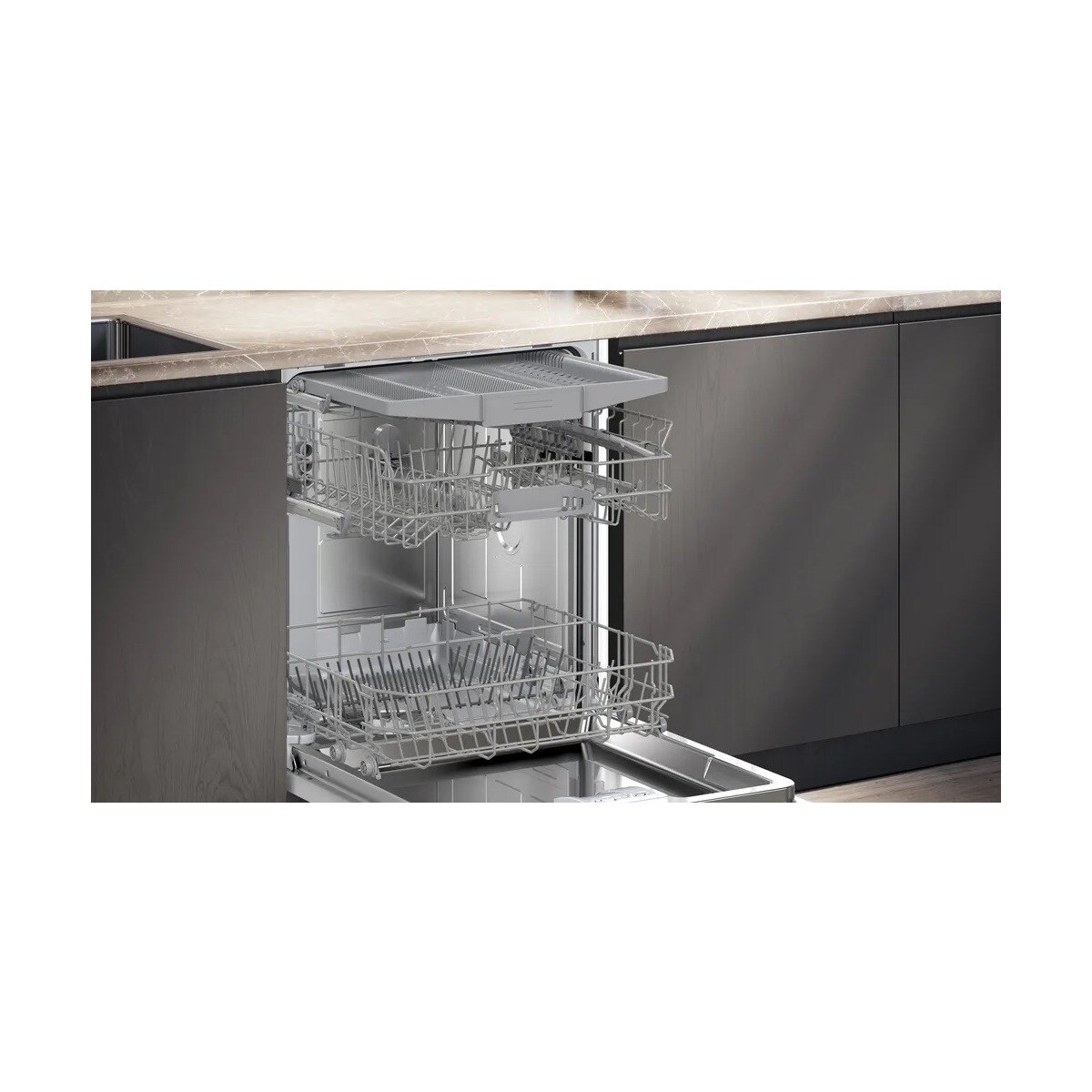 Máquina de Lavar Loiça Encastrável Siemens iQ100 SN615X03EE 3º Cesto, de 13 Conjuntos e 60 cm 3