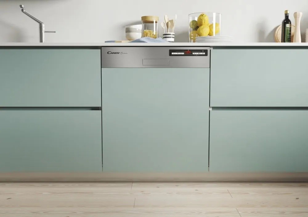 Máquina de Lavar Loiça Encastrável Candy Brava CDSN 4D622PX/E de 16 Conjuntos e de 60 cm - Painel Inox Inox-2