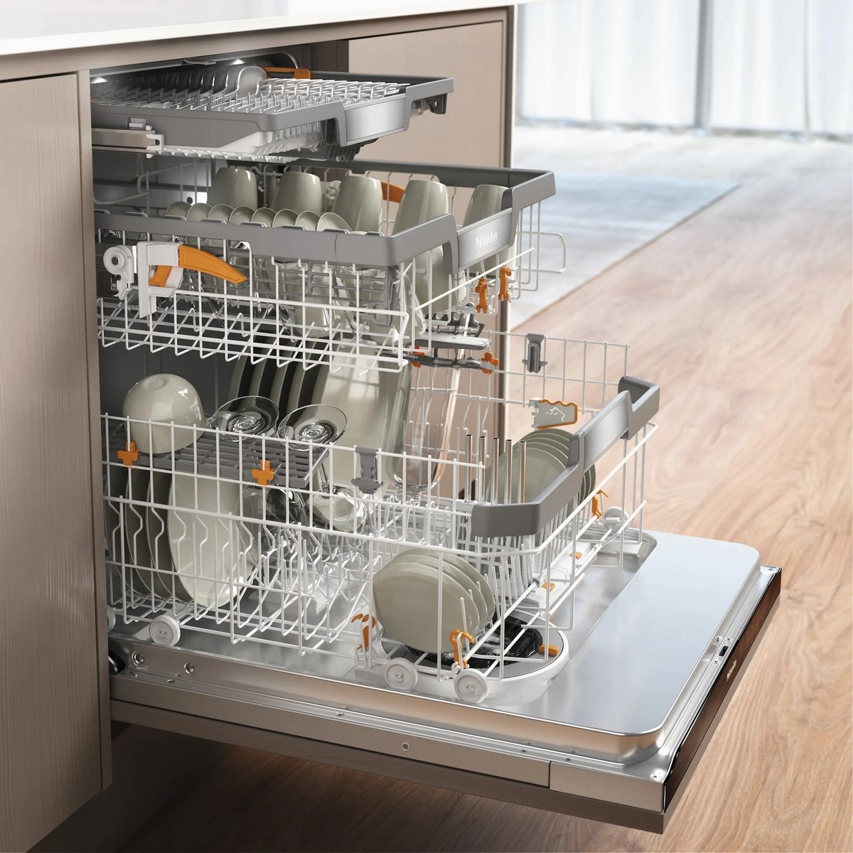 Máquina de Lavar Loiça Encastrável Miele G 7980 SCVi AutoDos de 14 Conjuntos 3