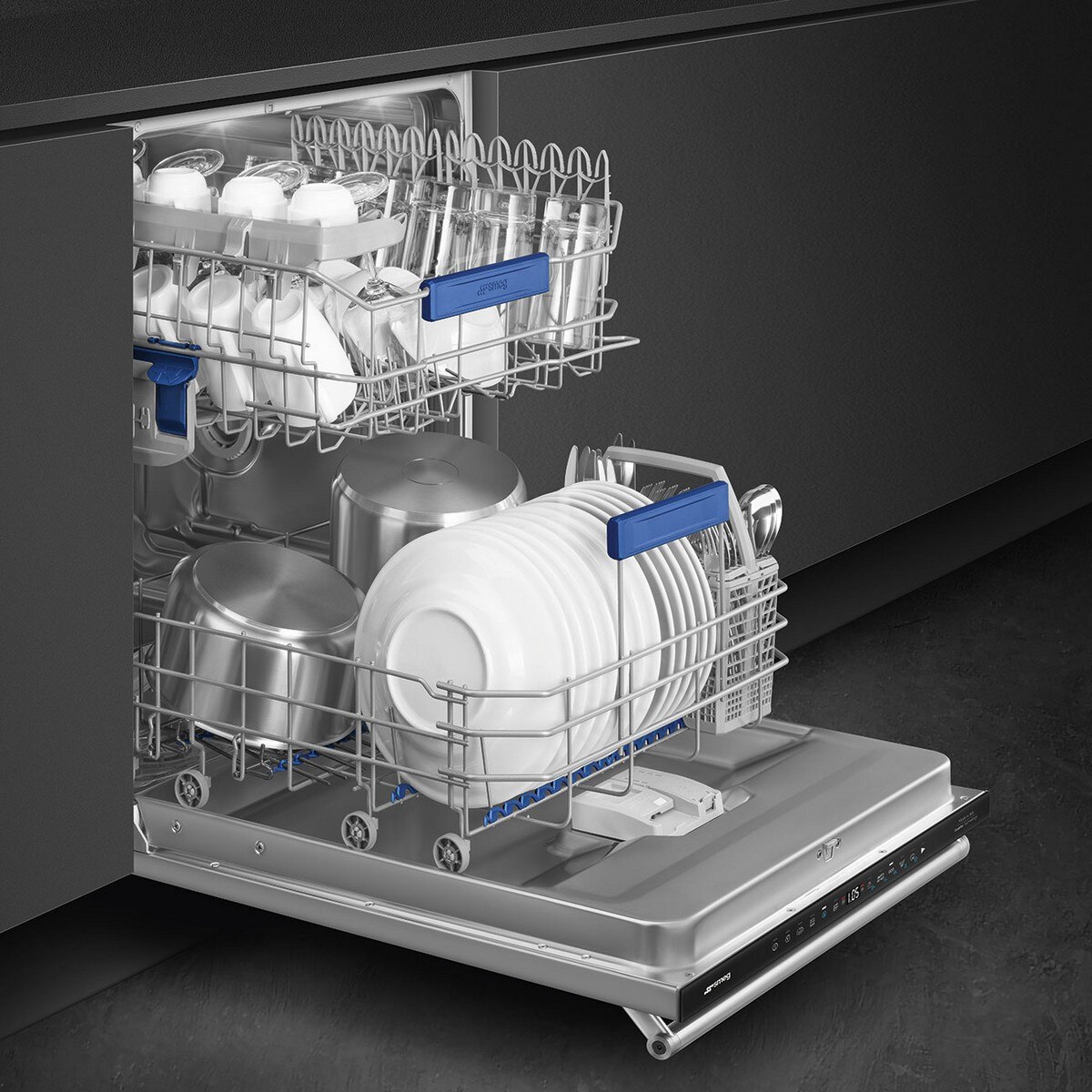 Máquina de Lavar Loiça Smeg Classica STX235CLLO Sob Bancada de 13 Conjuntos e de 60 cm - Aço Inox Aço inoxidável-2