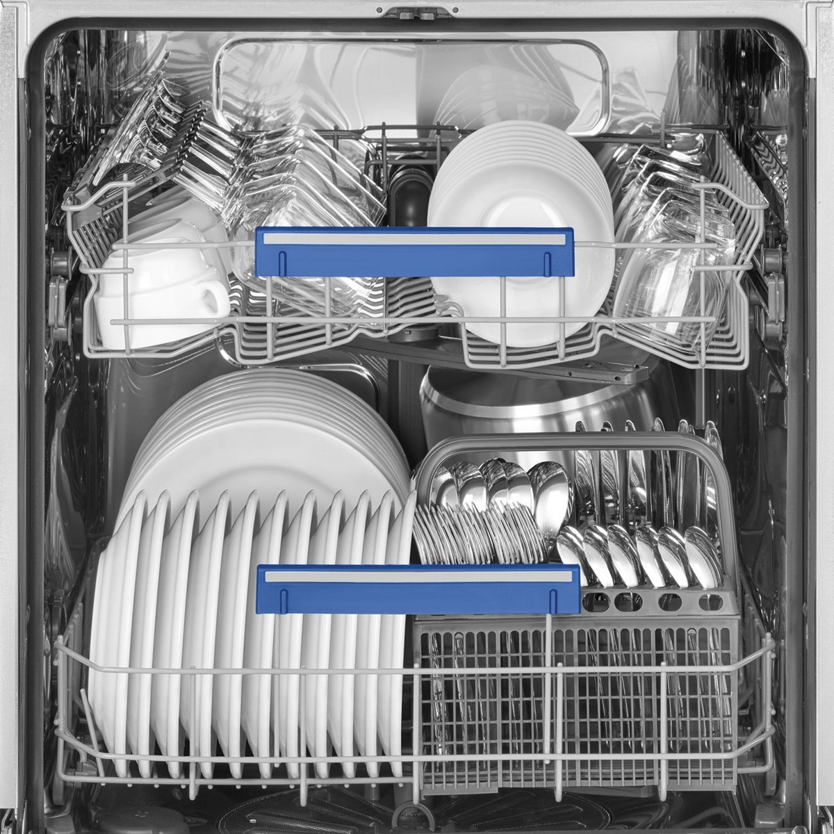 Máquina de Lavar Loiça Encastrável Smeg Universal STL262D de 13 Conjuntos e de 60 cm Inox-7
