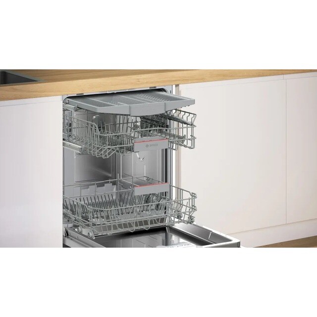 Máquina de Lavar Loiça Encastrável Bosch Serie 4 SMV4EVX04E, 3ª Bandeja, de 13 Conjuntos e de 60 cm Aço-8