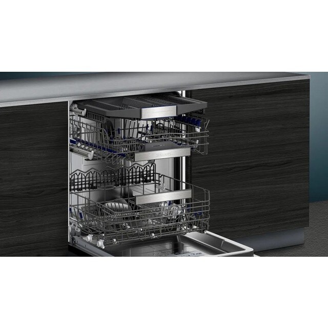 Máquina de Lavar Loiça Encastrável Siemens iQ700 SN97TX02CE varioHinge, 3ª Bandeja, de 14 Conjuntos e de 60 cm 8