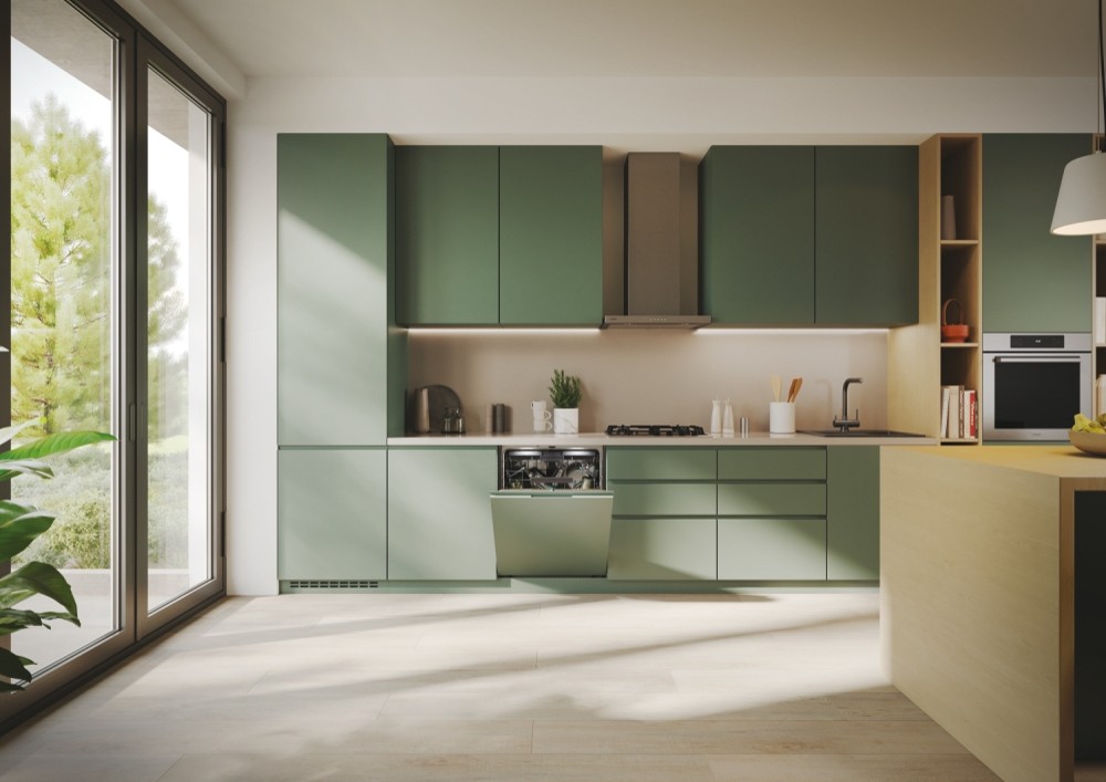 Máquina de Lavar Loiça Encastrável Candy CNS 4A4S3PSB Rapidó, 3º Cesto, de 14 Conjuntos e de 60 cm Inox-8