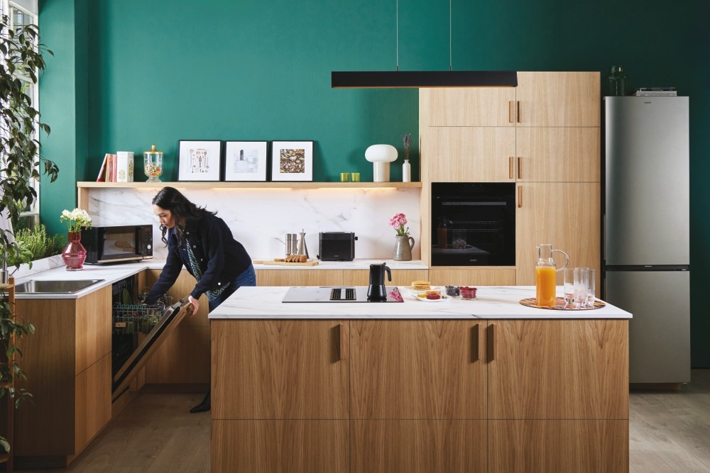 Máquina de Lavar Loiça Encastrável Candy CNS 4A4S3PSB Rapidó, 3º Cesto, de 14 Conjuntos e de 60 cm Inox-11