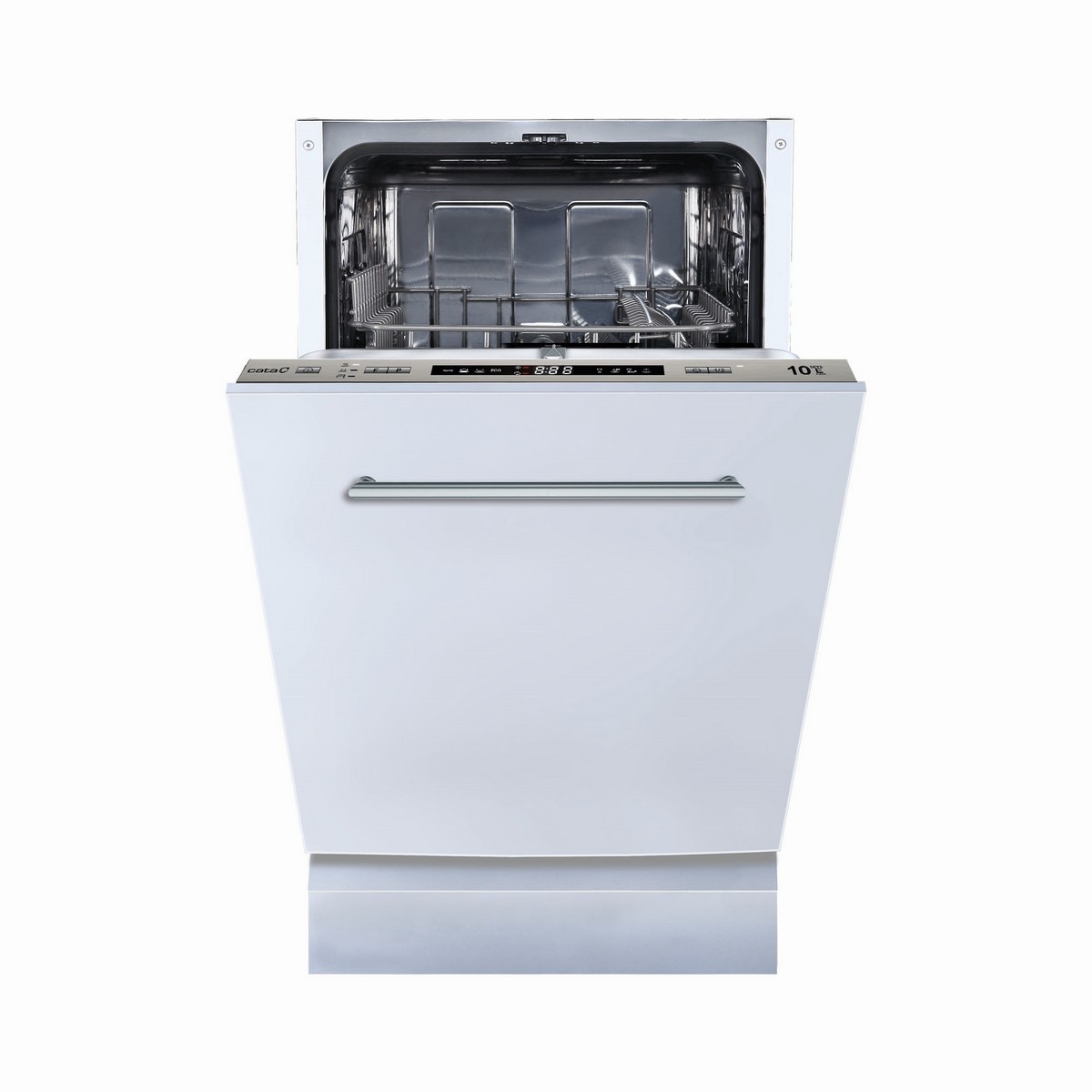 Imagem 0 de Máquina de Lavar Loiça Encastrável Cata LVI 47010 de 10 Conjuntos, 3º Cesto, Abertura Automática e de 45 cm