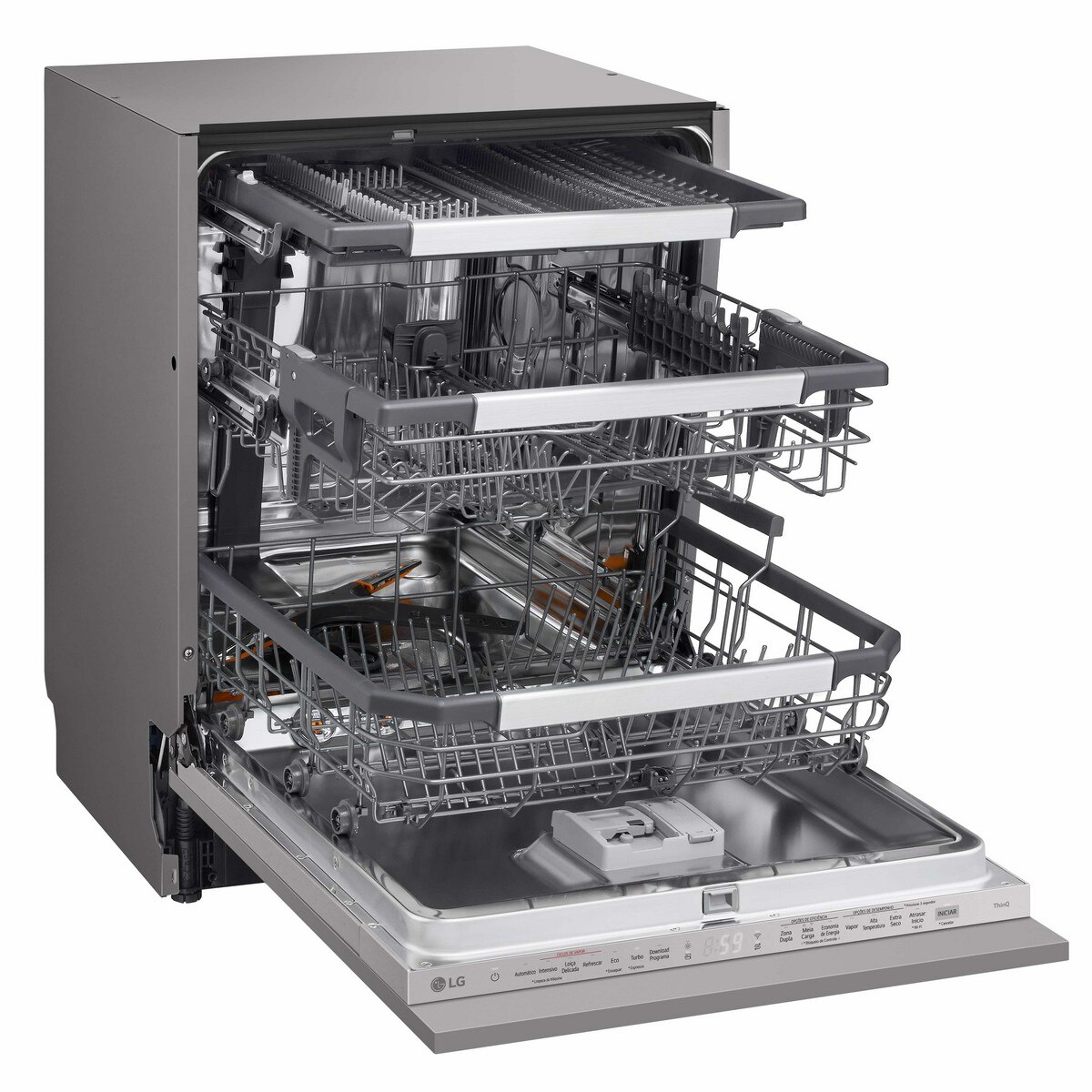 Máquina de Lavar Loiça Encastrável LG DB597TXS QuadWash, 14 Conjuntos e 60 cm 9