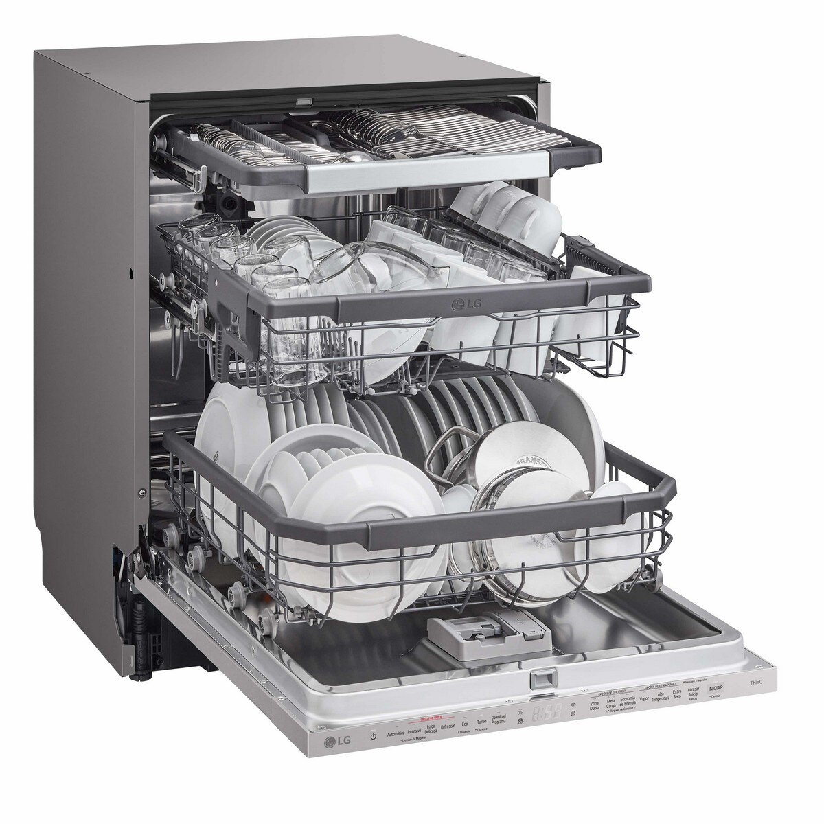 Máquina de Lavar Loiça Encastrável LG DB375TXS QuadWash, de 14 Conjuntos e 60 cm 8