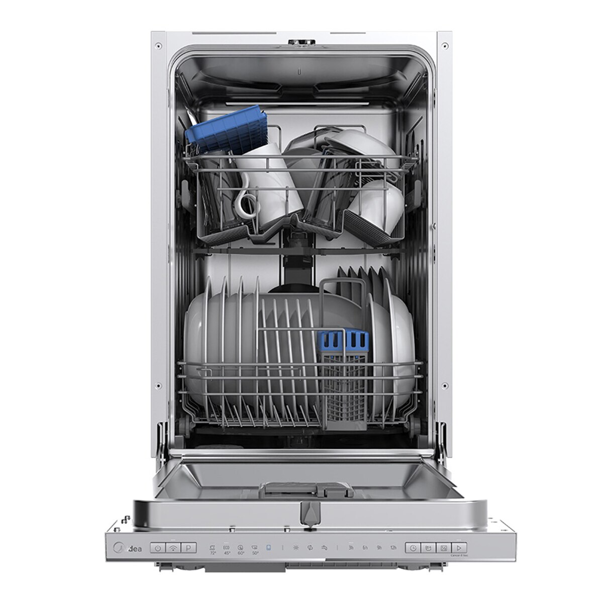 Imagem 0 de Máquina de Lavar Loiça Encastrável Midea MDWEB1004LS-W de 10 Conjuntos e 45cm
