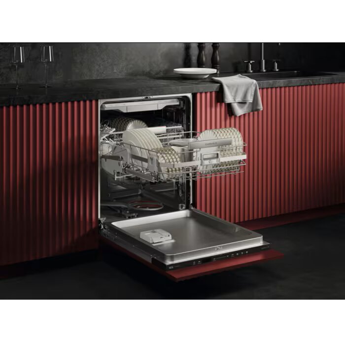 Máquina de Lavar Loiça Encastrável AEG Série 8000 GI8200X5TN, de 14 Conjuntos, 3ª Bandeja, Cesto Regulável em Altura, Luz Interior, Extra Silenciosa e de 60 cm 3