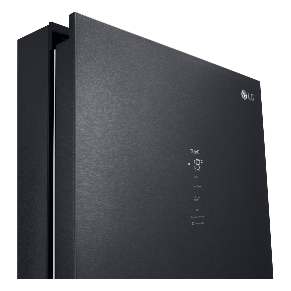 Arca Congeladora Vertical LG GFM61MCCSF No Frost de 186 cm - Black Matte Preto mate-5