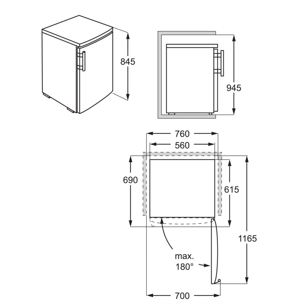 Arca Congeladora Vertical AEG ATB48E1AW Low Frost e de 84,5 cm - Branco Branco-2